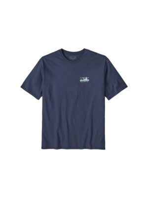 patagonia t-shirt skyline blu