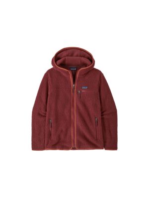patagonia retro pile capp donna rosso