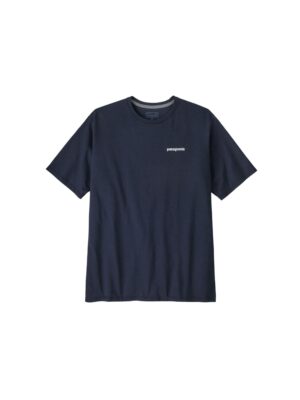 patagonia t-shirt p-6 blu