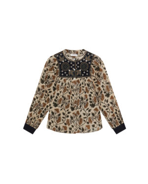 AMELIA BLOUSE KHAKI FOREST