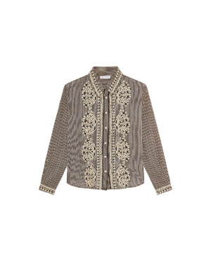 BEBO BLOUSE TABACCO