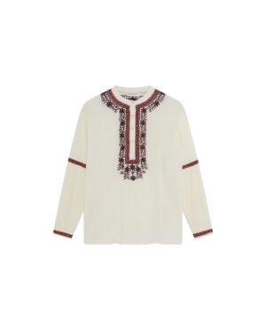 BRUNA BLOUSE BORDEUAX