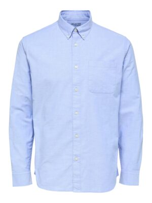 SLHREGRICK-OX SHIRT LS NOOS- LIGHT BLUE