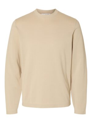 Selected pullover Ravi oatmeal