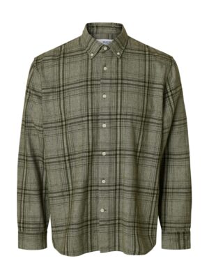 Selected Regnoah Camicia Scozzese Verde