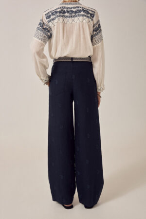 22974 pantalone otto blu r